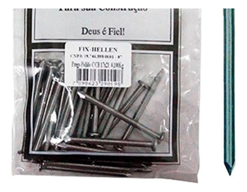 Prego F.hellen Pol.s/c 13x18 C/ 75g - Kit C/10 Pt