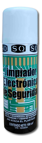 Limpiador Contacto Electronico Seguridad Sq Spray 180ml Orig