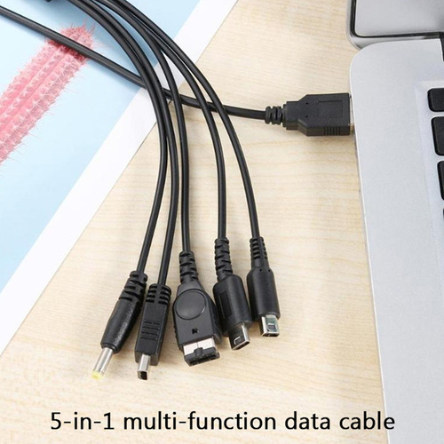 Z Cable De Carga Usb 5 En 1 For U New 3ds Ndsl Gba Sp Dsi