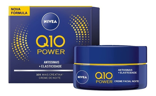 Creme Facial Antissinais Noturno Q10 Power Nivea - 50g