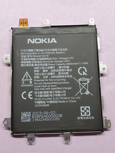 Bateria He378 Ta1140 Nokia 3.1 Ta1140.  2f
