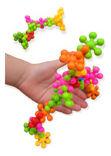 Juguete educativo Plukt Creative con forma de estrella, 100 unidades