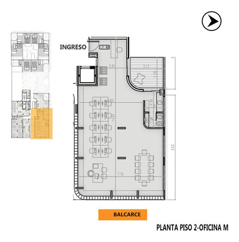 Imagen 7 de 30 de Oficina Amplia En Edificio Premium Con Balcon Divisible Centro