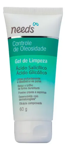 Gel de Limpeza Facial Needs Controle de Oleosidade 60g