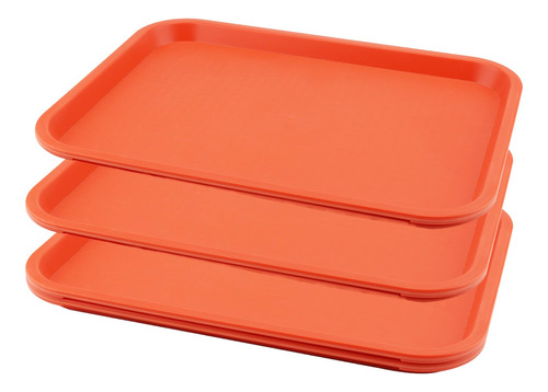 Bandejas De Plstico Para Comida Rpida 16 X 12 Pulgadas, Paqu