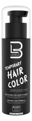 Kit Tintura Temporary Hair Color P/ Pelo Y Barba - Level 3