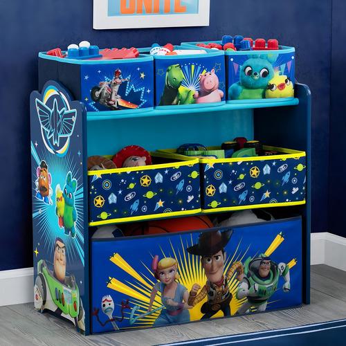 Delta Organizador De Almacenamiento De Juguetes De 6 Cubos. Color Toy Story 4