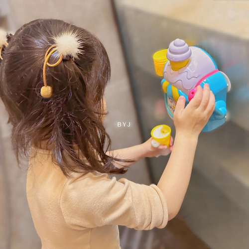 Juguete De Baño Con Máquina De Burbujas De Helado Para Niños