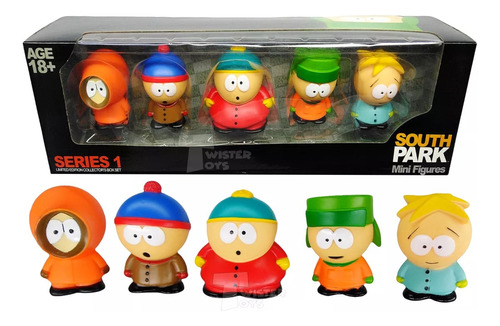 Muñecos South Park Coleccion X 5 Figuras  Caja