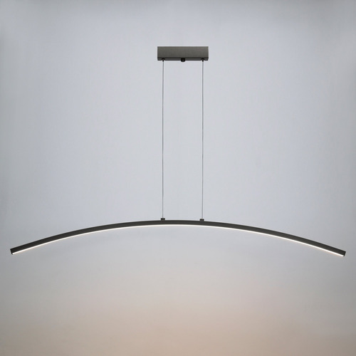 Luminária Pendente Luminalux Plx0022 Fit Curvo Led Linear