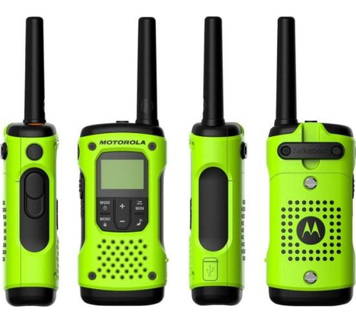 Radio Motorola Talkabout T600 Comunicador À Prova D'água Bandas de freqüência UHF Cor Verde
