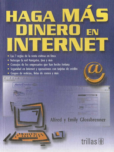 Haga Mas Dinero En Internet, Glossbrenner, Alfred Y Emily 