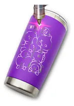 Comprar Termo Yite Morado 500 Ml Grupo Kpop Bts Bt21 Collage Kawaii