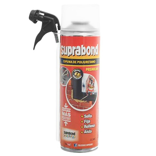 Espuma Poliuretano Expandido Suprabond 500ml Premium 