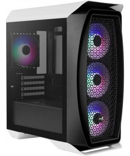 Armario Aerocool Aero One Mini Tower para jugadores, color blanco