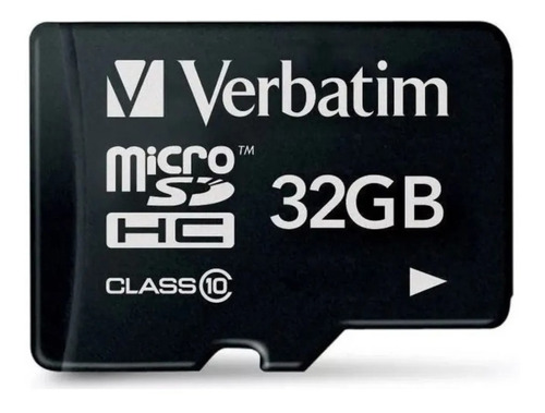 Imagen 1 de 3 de Micro Sd Verbatim 32gb Clase 10 Premium Con Adaptador Sd
