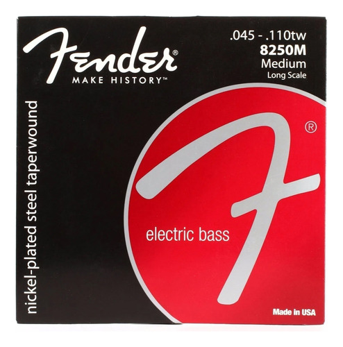 Encordado Para Bajo Electrico Fender Nps 8250m 045/110 Tw