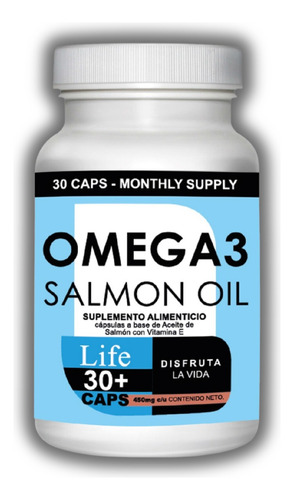 Suplemento En Cápsulas   Fish Oil Omega 3 En Pote 30 Un