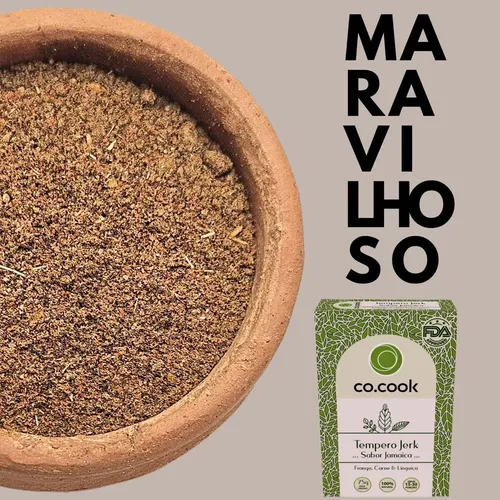 Cocook Especiaria Natural Tempero Jerk Sabor Jamaica 75g