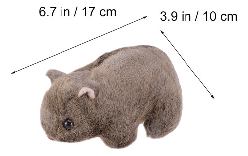 Juguete De Conejillo De Indias Con Forma De Ratón De Peluche