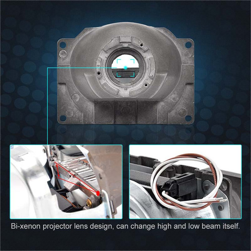 Proyector De Metal Completo Q5 H7 H7 Hid Xenon Led Bi Xenon