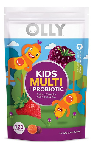 Probiotico Niños 120 Gum Olly - Un - Unidad A $1832