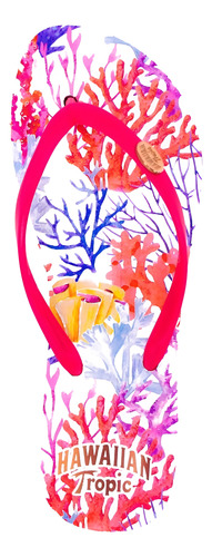 Sandalia Hawaiian Tropic -121 Waikiki Color Coral