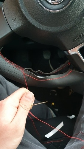 Imagen 4 de 5 de Cubre Volante En Cuero Para Volkswagen Bora Golf Jetta