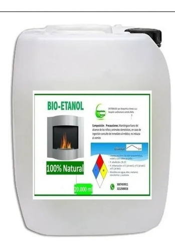 Bioetanol Para Chimeneas Antorchas Garrafa 20 Litros