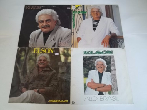 Lote Vinil Lp - Elson - 4 Discos 