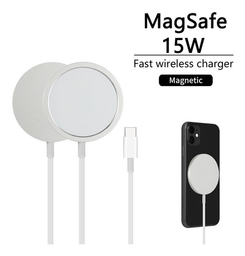 Magsafe Cargador Magnético Inalámbrico iPhone 15w Usbc*itech