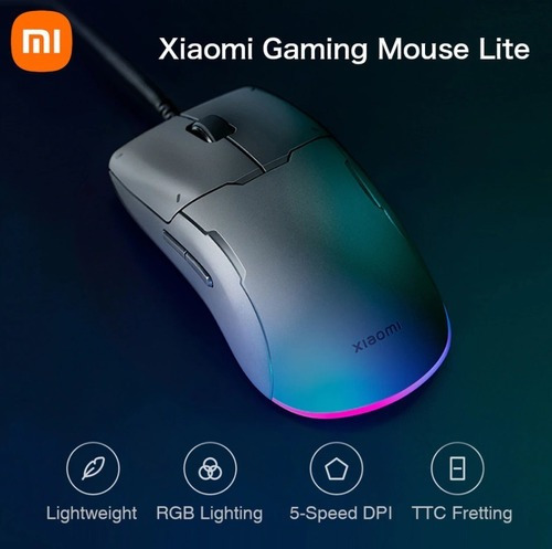 Xiaomi Mouse Gamer De Juego 6200 Dpi 5 Botones Programable