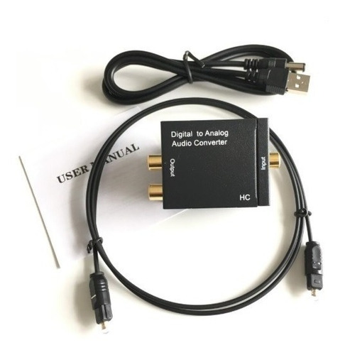 Convertidor Audio Digital Óptico A Análogo Rca Envió Gratis