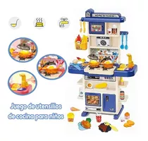 Best Choice Products - Set de cocina de madera de juguete, juego de  simulación para niños con diseño realista, teléfono, utensilios, horno