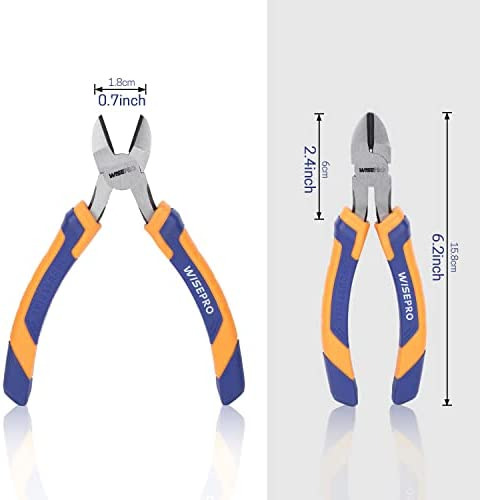 Wisepro Alicates De Corte Diagonal De 6 Pulgadas Alicates De