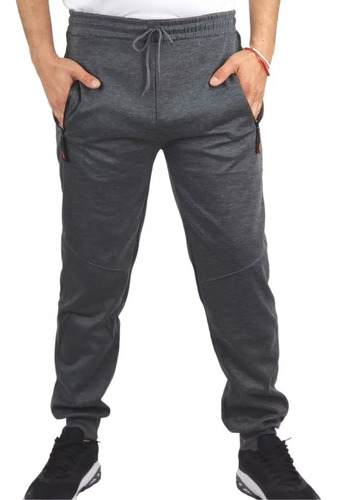 Pantalón Buzo Algodon Hombre. Jogger Slim Fit. Mu