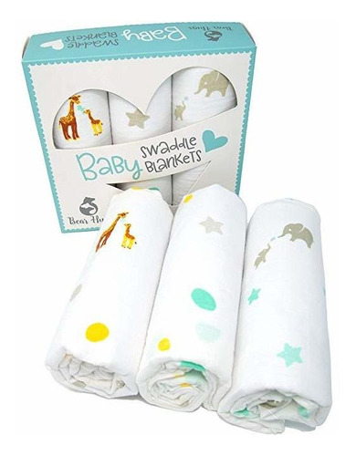 Muselina Baby Blankets Swaddle | 100% Manta De Algodón | Sup