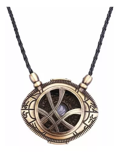 MARVEL DRSTEYEPNK03 Doutor Estranho Olho de Agamotto Colar com pingente,  ouro