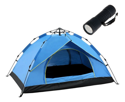 Barraca Camping Monta Sozinha Acampamento 3 Pessoas Automáti