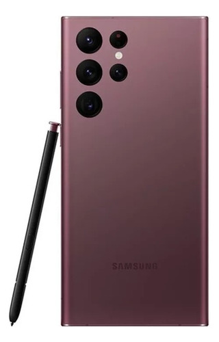 Samsung Galaxy S22 Ultra 256 Gb Burgundy Con Caja Original Rojo (Reacondicionado)
