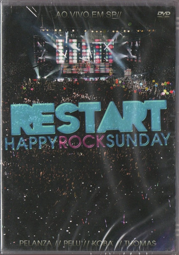 Dvd Restart Happy Rock Sunday Original Novo Lacrado