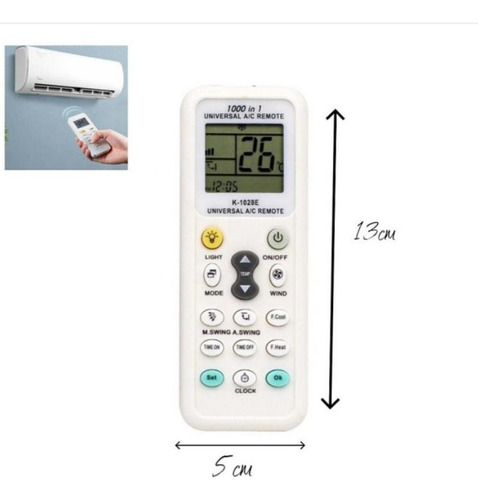 Control Remoto De Aire Acondicionado Universal Pack 2