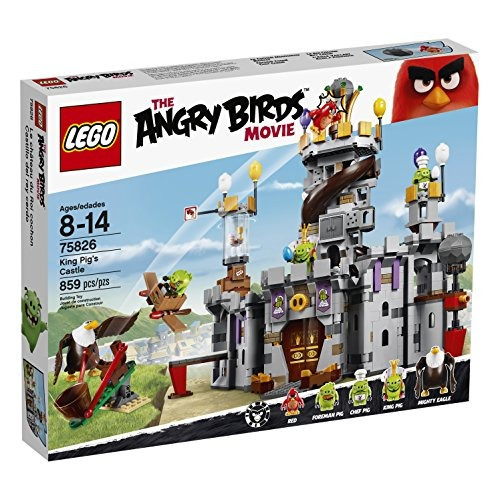 Lego Angry Birds 75826 Kit De Construccion King Castle Para 