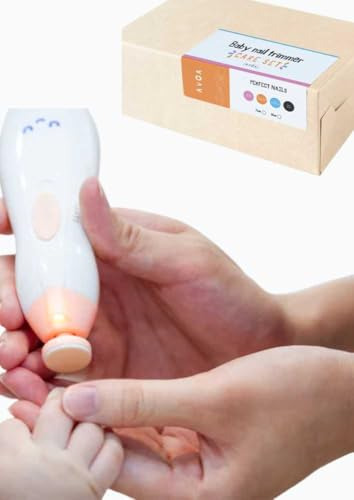 Cortauñas Eléctrico Seguro Para Bebés Kit De Lima De Uñas Pa