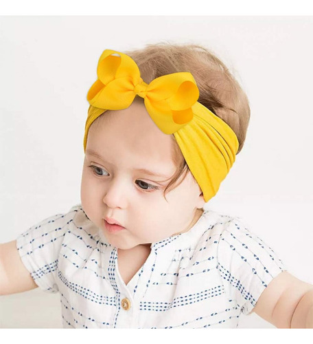 20 Diademas Elásticas De Nailon Para Bebés Y Niñas De 6