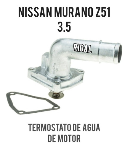 Termostato Agua Motor Nissan Murano Z51 3.5 2009 / 2015