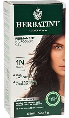 Herbatint Permanent Herbal Haircolour Gel 1n Black - 13