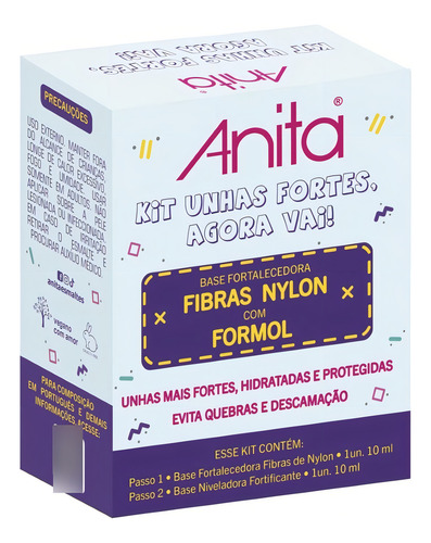 Kit Unhas Fortes Agora Vai! - Anita