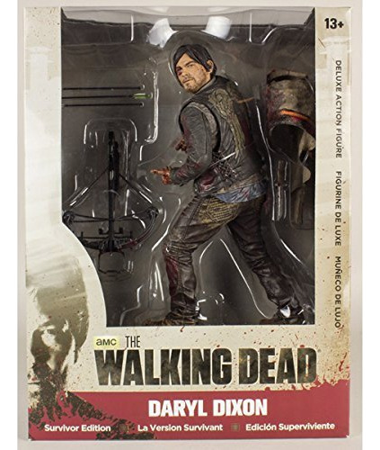 Walking Dead Daryl Dixon Bloody Variant 10  Inch Figure Surv