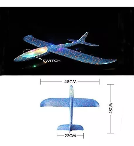 4 Pack 18.9 Airplane Toys, Boy Toys, 2 Flight Mode Foam Glider Plane for  Kids, Family Yard Game Flying Toys, Birthday Gifts for 3 4 5 6 7 8 9 10  Year Old Boys Girls Kids Party Favors, Random Color